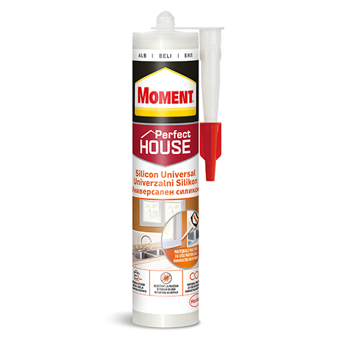 Moment Silicon Universal Case si Constr. Alb / Transparent 280ml