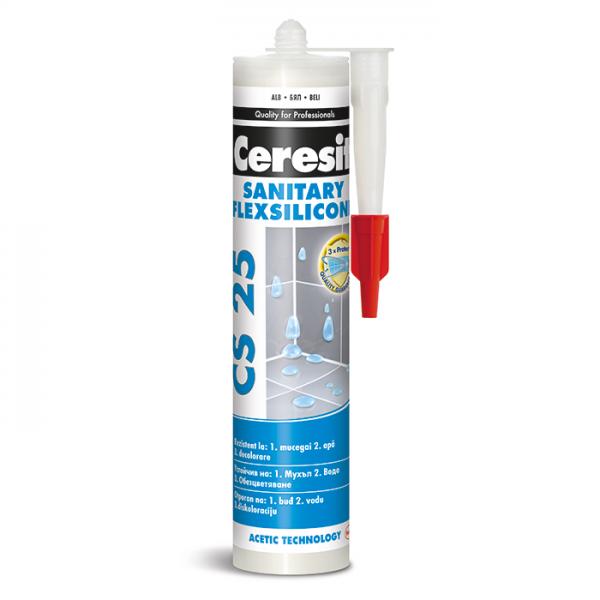 Ceresit Silicon Sanitar alb  280ml 